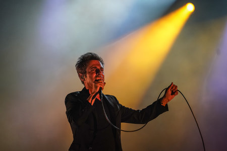 ISTANBUL, TURKEY - MAY 29, 2022: Teoman concert during celebrations of anniversary of Istanbuls conquestのeditorial素材