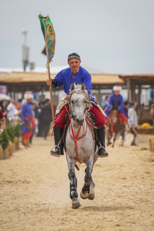 ISTANBUL, TURKIYE - JUNE 11, 2022: Riding Show during Etnospor Culture Festivalのeditorial素材