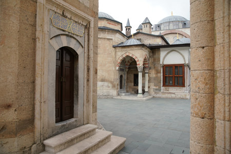 Mevlana Museum in Konya City in Turkiyeのeditorial素材