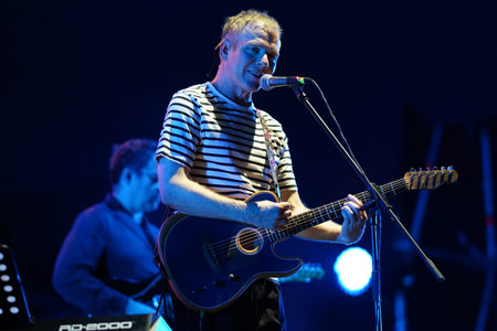 ISTANBUL, TURKIYE - SEPTEMBER 24, 2022: Belle and Sebastian Concert in Cheerz Festival,