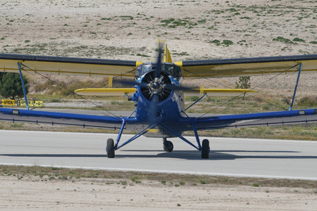ESKISEHIR, TURKIYE - SEPTEMBER 18, 2022: M.S.O Air and Space Museum Antonov An-2T (17805) display in...