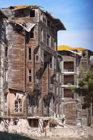 Prinkipo Greek Orthodox Orphanage in Buyuk Ada, Istanbul City, Turkiyeのeditorial素材