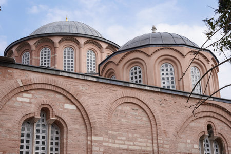 Dome of Chora Church in Istanbul, Turkiyeのeditorial素材