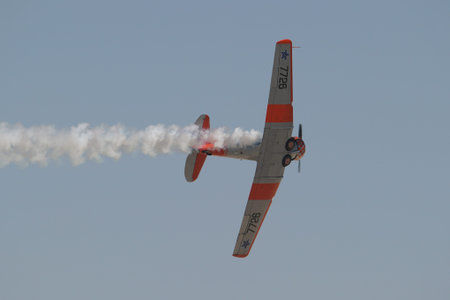 ESKISEHIR, TURKIYE - SEPTEMBER 18, 2022: M.S.O Air and Space Museum North American AT-6G Texan...