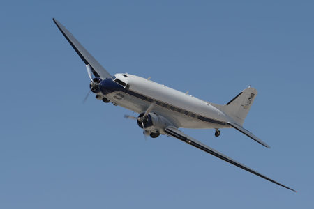 ESKISEHIR, TURKIYE - SEPTEMBER 18, 2022: M.S.O Air and Space Museum Douglas DC-3A (2204) display in...