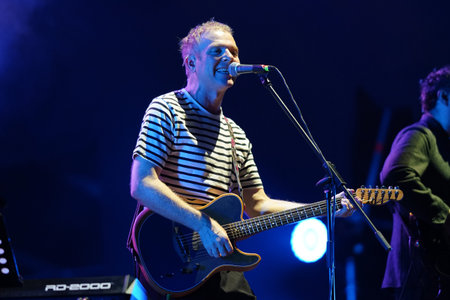 ISTANBUL, TURKIYE - SEPTEMBER 24, 2022: Belle and Sebastian Concert in Cheerz Festival,