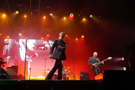 ISTANBUL, TURKIYE - SEPTEMBER 24, 2022: Franz Ferdinand Concert in Cheerz Festivalのeditorial素材