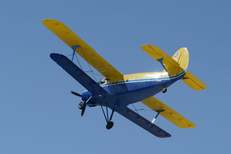 ESKISEHIR, TURKIYE - SEPTEMBER 18, 2022: M.S.O Air and Space Museum Antonov An-2T (17805) display in...