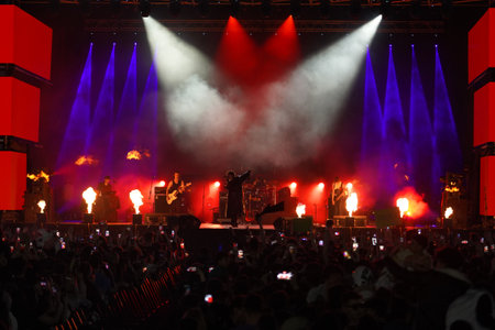 ISTANBUL, TURKIYE - MAY 25, 2023: Turkish Singer Mavi concert in Istanbulのeditorial素材