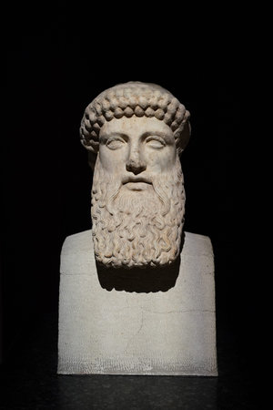 ISTANBUL, TURKIYE - JULY 13, 2023: Ancient Historical Artifact in Istanbul Archaeological Museums