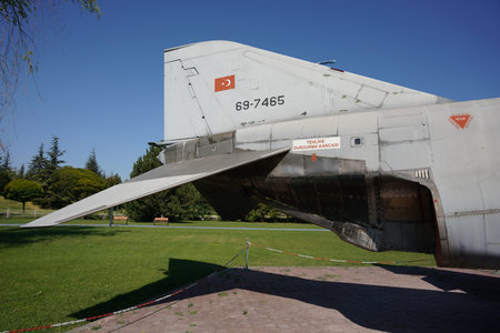 ESKISEHIR, TURKIYE - SEPTEMBER 17, 2023: Turkish Air Force McDonnell Douglas RF-4E Phantom II (4043)...