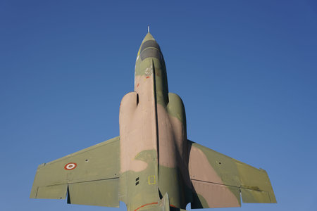 ESKISEHIR, TURKIYE - SEPTEMBER 17, 2023: Turkish Air Force Lockheed F-104G Starfighter (9-667)...