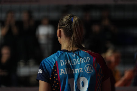 ISTANBUL, TURKIYE - NOVEMBER 29, 2023: Nika Daalderop in Vakifbank vs Vero Volley Milano CEV...
