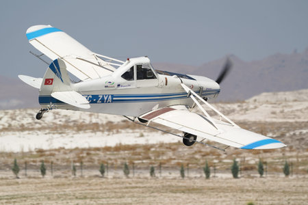 ESKISEHIR, TURKIYE - SEPTEMBER 17, 2023: Private Piper PA-25-260 Pawnee D (7656071) displayed at...