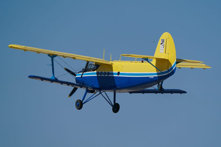 ESKISEHIR, TURKIYE - SEPTEMBER 16, 2023: M.S.O Air and Space Museum Antonov An-2T (17805) displayed...
