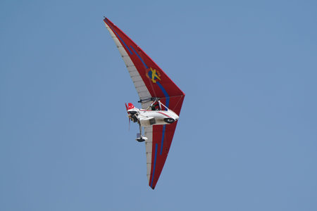 ESKISEHIR, TURKIYE - SEPTEMBER 16, 2023: Turkish Aeronautical Association Aeros 2 displayed at...