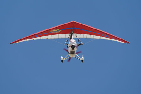 ESKISEHIR, TURKIYE - SEPTEMBER 16, 2023: Turkish Aeronautical Association Aeros 2 displayed at Sivrihisar SHG Airshowのeditorial素材