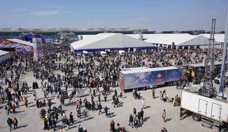 ISTANBUL, TURKIYE - APRIL 30, 2023: General view of Teknofest in Istanbul