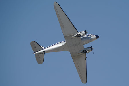 ESKISEHIR, TURKIYE - SEPTEMBER 16, 2023: M.S.O Air and Space Museum Douglas DC-3A (2204) displayed...