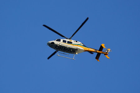 CANAKKALE, TURKIYE - JUNE 18, 2024: Turkish Directorate of Forestry Bell 429 Global Ranger (57131)...