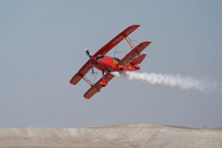 ESKISEHIR, TURKIYE - SEPTEMBER 16, 2023: M.S.O Air and Space Museum Pitts S-2B Special (5322)...