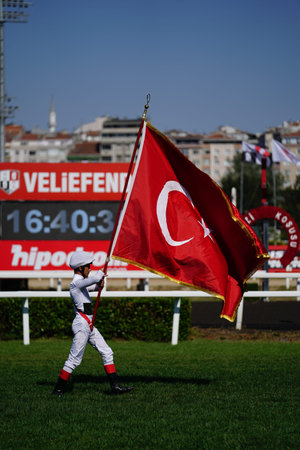 ISTANBUL, TURKIYE - JUNE 30, 2024: Ceremony in Velifendi Race Course