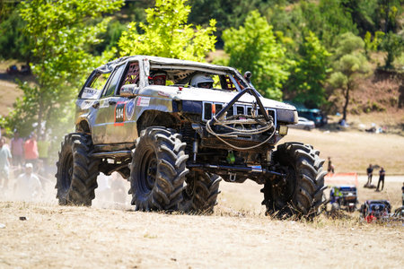 BURSA, TURKIYE - JULY 28, 2024: Off-road car race in Extreme Cup in Bursa