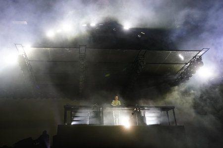 ISTANBUL, TURKIYE - AUGUST 04, 2024: DJ Lost Frequencies Concert in Istanbul