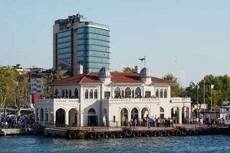 ISTANBUL, TURKIYE - JULY 27, 2024: Kadikoy Ferry Port in Istanbulのeditorial素材