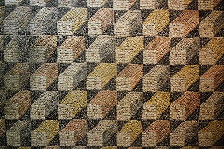 GAZIANTEP, TURKIYE - FEBRUARY 01, 2025: Mosaic in Zeugma Mosaic Museumのeditorial素材