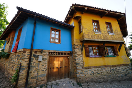 Old building in Cumalikizik Village, Bursa City, Turkiyeの写真素材