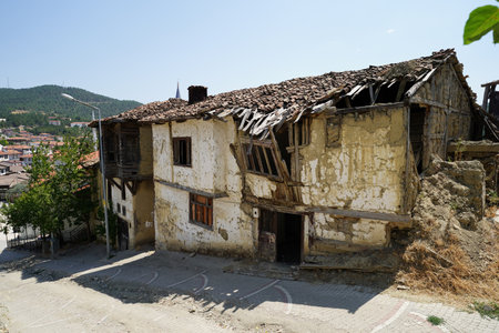 Old Building in Tarakli Town, Sakarya City, Turkiyeの写真素材