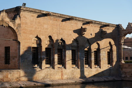 Balikligol, Pool of Abraham in Sanliurfa City, Turkiyeの写真素材