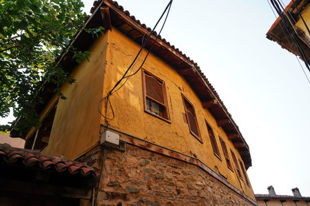 Old building in Cumalikizik Village, Bursa City, Turkiyeの写真素材