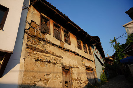Old building in Cumalikizik Village, Bursa City, Turkiyeの写真素材