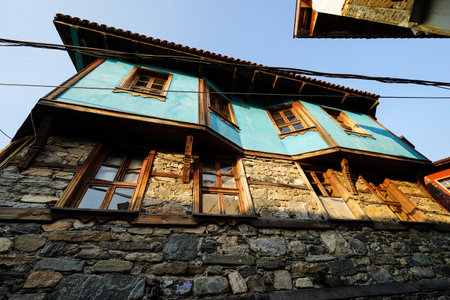 Old building in Cumalikizik Village, Bursa City, Turkiyeの写真素材