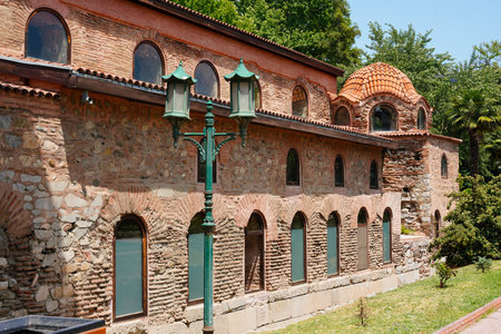 Hagia Sophia Mosque in Iznik Town, Bursa City, Turkiyeの写真素材