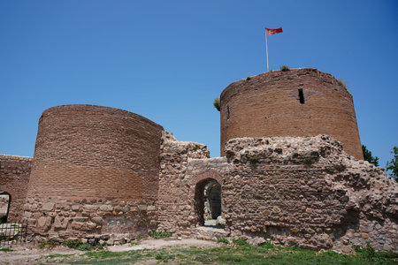 City walls of Iznik Town, Bursa City, Turkiyeの写真素材