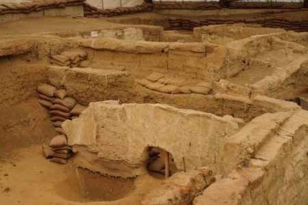 KONYA, TURKIYE - JULY 01, 2025: Catalhoyuk Neolithic Proto-city in Konya Cityのeditorial素材