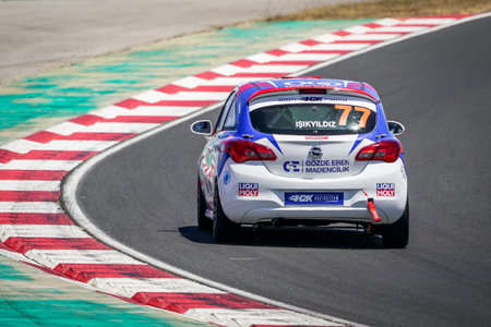 ISTANBUL, TURKIYE - JULY 05, 2025: Touring Car in Istanbul Park Circuit during Turkish Touring Car...