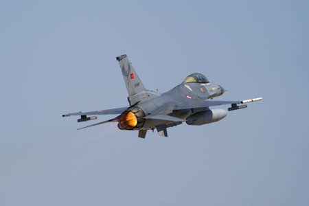 KONYA, TURKIYE - JULY 02, 2025: Turkish Air Force Lockheed Martin F-16C Fighting Falcon (HC-31)...