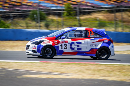 ISTANBUL, TURKIYE - JULY 05, 2025: Touring Car in Istanbul Park Circuit during Turkish Touring Car...