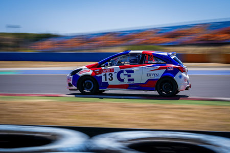 ISTANBUL, TURKIYE - JULY 05, 2025: Touring Car in Istanbul Park Circuit during Turkish Touring Car...