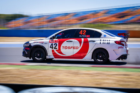 ISTANBUL, TURKIYE - JULY 05, 2025: Touring Car in Istanbul Park Circuit during Turkish Touring Car...