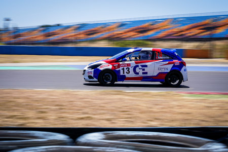 ISTANBUL, TURKIYE - JULY 05, 2025: Touring Car in Istanbul Park Circuit during Turkish Touring Car...