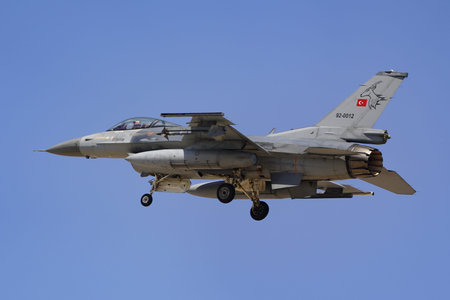 KONYA, TURKIYE - JULY 02, 2025: Turkish Air Force General Dynamics F-16C Fighting Falcon (4R-113)...