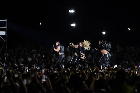 ISTANBUL, TURKIYE - AUGUST 05, 2025: Jennifer Lopez Concert in Istfest, Istanbul