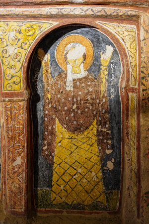 NEVSEHIR, TURKIYE - AUGUST 08, 2025: St. Jean Church in Gulsehir Townのeditorial素材