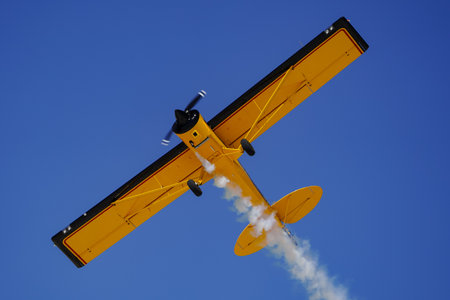 ESKISEHIR, TURKIYE - SEPTEMBER 20, 2025: Aviat A-1B Husky (2431) displayed at Sivrihisar SHG Airshowのeditorial素材