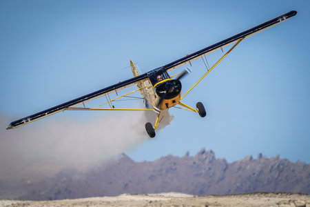 ESKISEHIR, TURKIYE - SEPTEMBER 20, 2025: Aviat A-1B Husky (2431) displayed at Sivrihisar SHG Airshowのeditorial素材